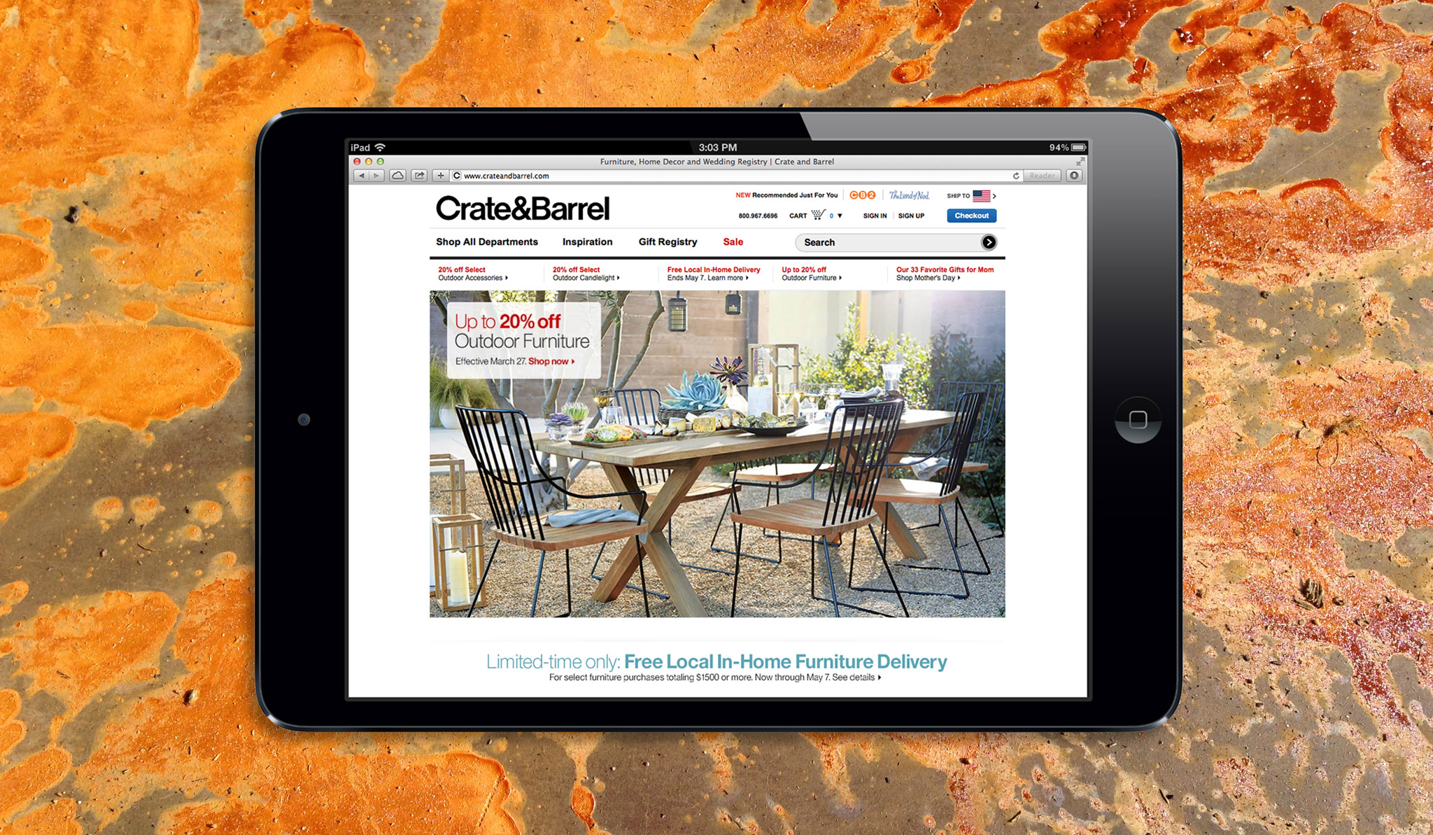 Crate and Barrel Information Architecture